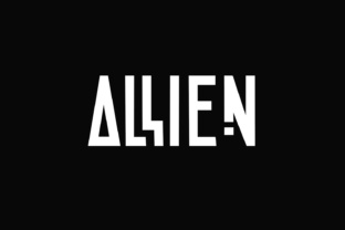 Allien: A Modern Display Font for Futuristic Editorial Design