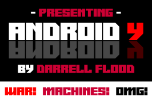 Android Y: The Futuristic Display Font for Bold Branding