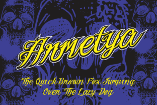 Armetya Typeface: A Bold Script for Editorial Branding