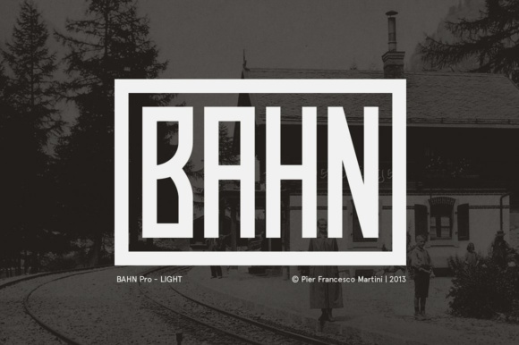 Bahn Pro Light: A Sleek Display Font for Authentic Brand Identity