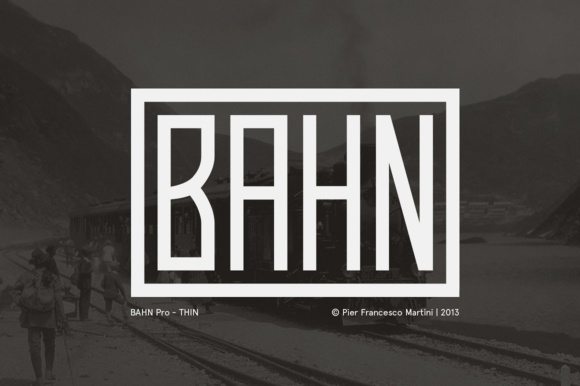 Bahn Pro Thin: A Sleek Display Font for Modern Branding