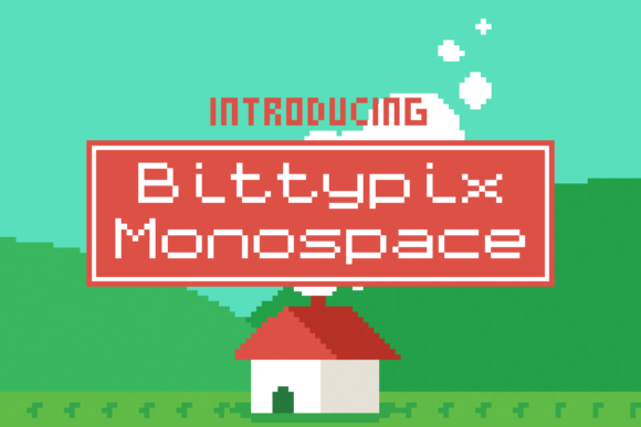 Bittypix Monospace: The 8 Pixel Display Font for Bold Campaigns
