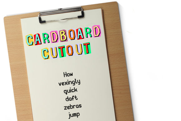 Cardboard Cutout: The Display Font That Cuts Through the Noise