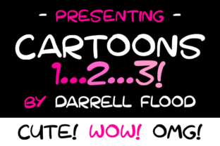 Cartoons 123: The Ultimate Hand-Drawn Display Font