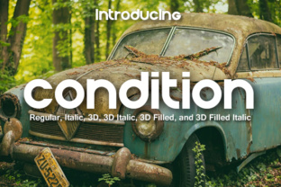 Condition Typeface Review for Bold Branding and Logos