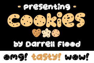 Cookies: A Playful Display Font for Sweet Digital Experiences
