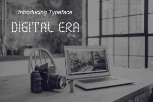 Digital Era Typeface for Futuristic Web Design Projects