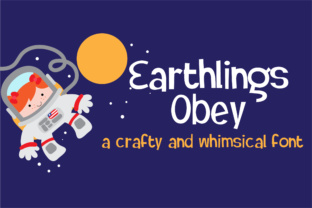 Earthlings Obey: The Perfect Display Font for Handmade Creators
