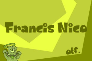 Francis Nico: A Fun Display Font for Bold Branding