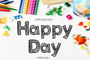 Happy Day: The Bold Display Font for Youthful Brand Identity