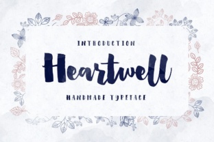Heartwell: A Modern Display Font for Editorial Design