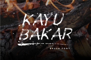 Kayu Bakar: A Bold Display Typeface for Modern Editorial Design
