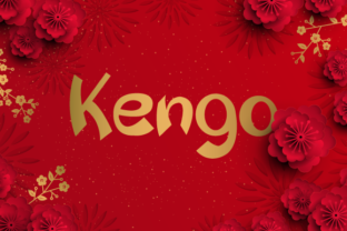 Kengo Display Font: Bold Type for Campaign Graphics