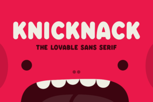 Knicknack: The Warm Display Font for Scroll-Stopping Visuals