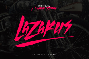 Lazarus: The Hand-Drawn Display Typeface for Scroll-Stopping Campaigns