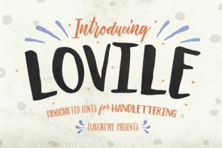 Lovile: The Irregular Display Font for Modern Web Design