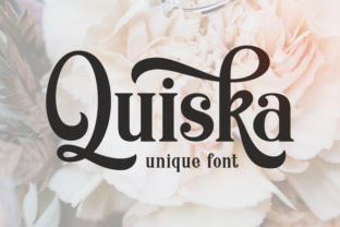 Quiska: A Unique Serif Font for Sophisticated Branding Projects