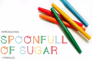 Spoonfull of Sugar: A Sweet Display Font for Editorial Design