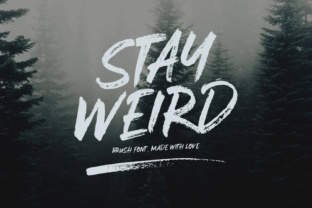Stay Weird: The Inky Display Typeface for Bold Editorial Design