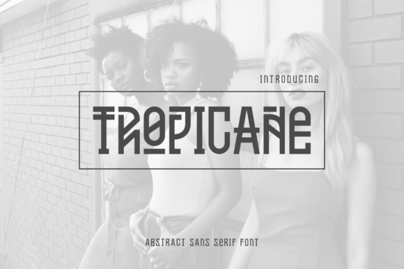Tropicane: The Abstract-Display Font for High-Impact Campaigns