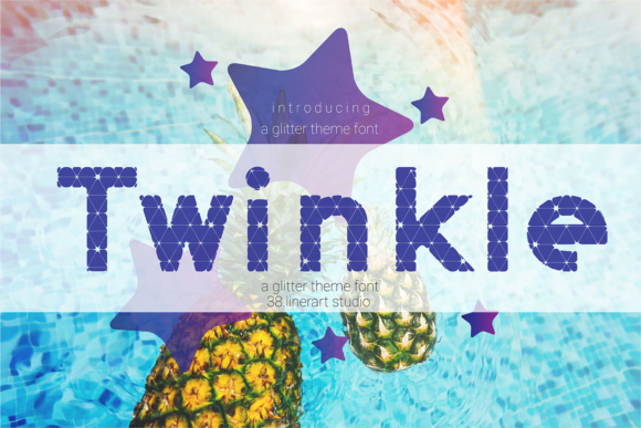 Twinkle: The Sparkly Display Font for Festive Campaigns